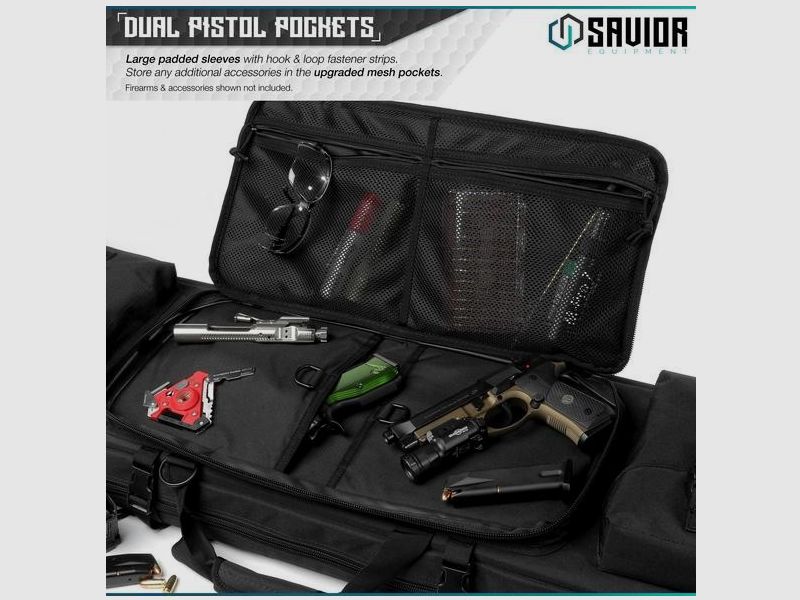 SAVIOR URBAN WARFARE 36" DOPPELWAFENFUTTERAL SCHWARZ, Bild 3 von 4
