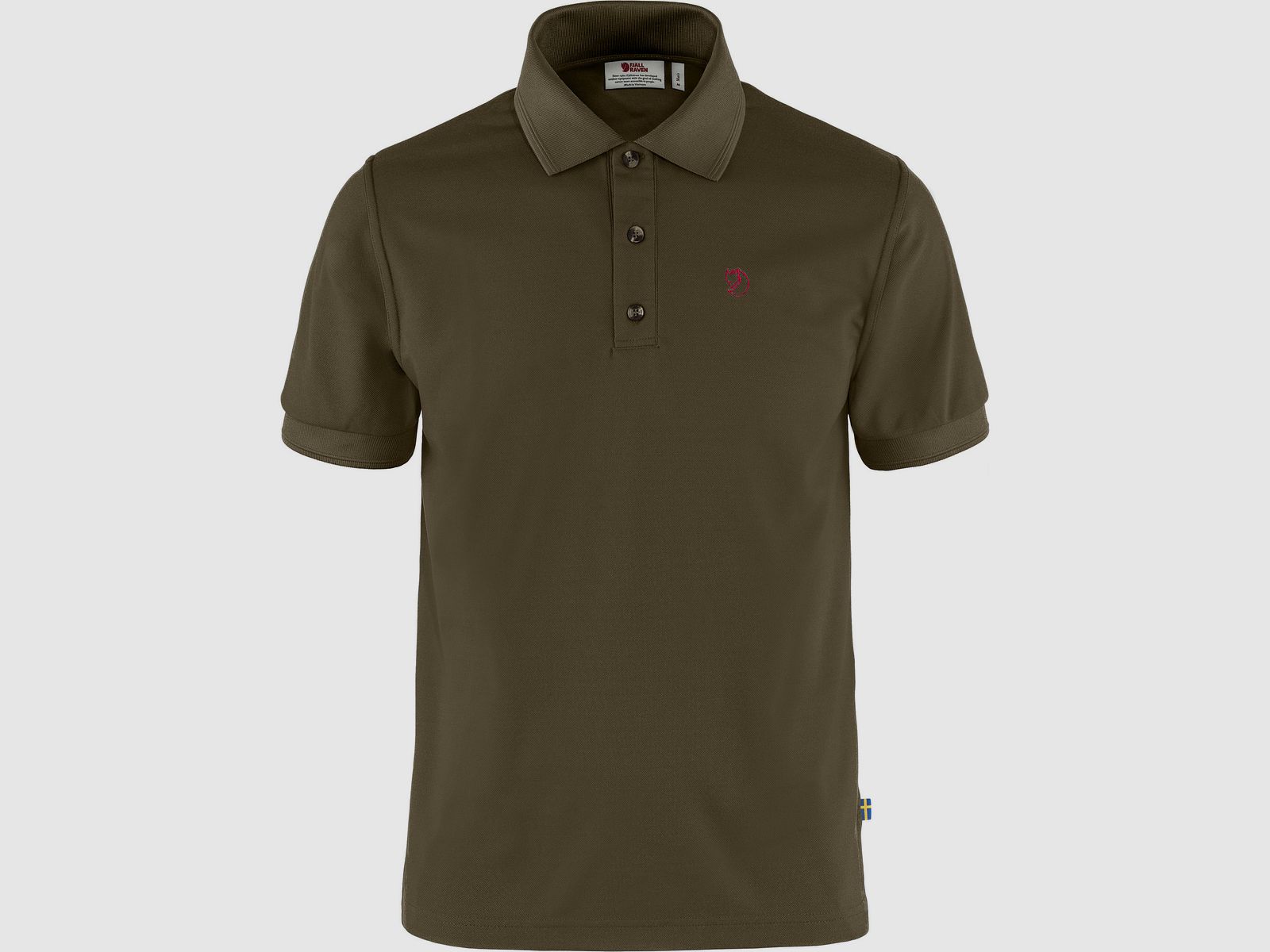 Fjällräven Crowley pique shirt Dark Olive, afbeelding 2 van 7