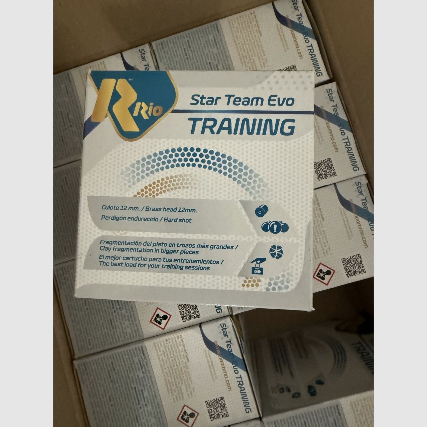 RIO Star Team Evo Training 24 caliber 12/70 24g (No. 9) skeet ammunition