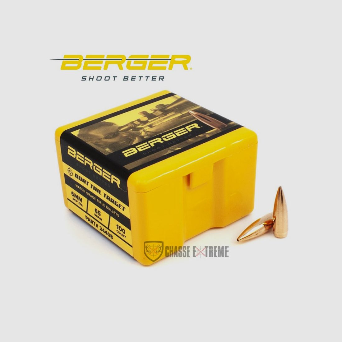 100 Geschosse BERGER Kal 6mm 65gr BT Target, Bild 2 von 2
