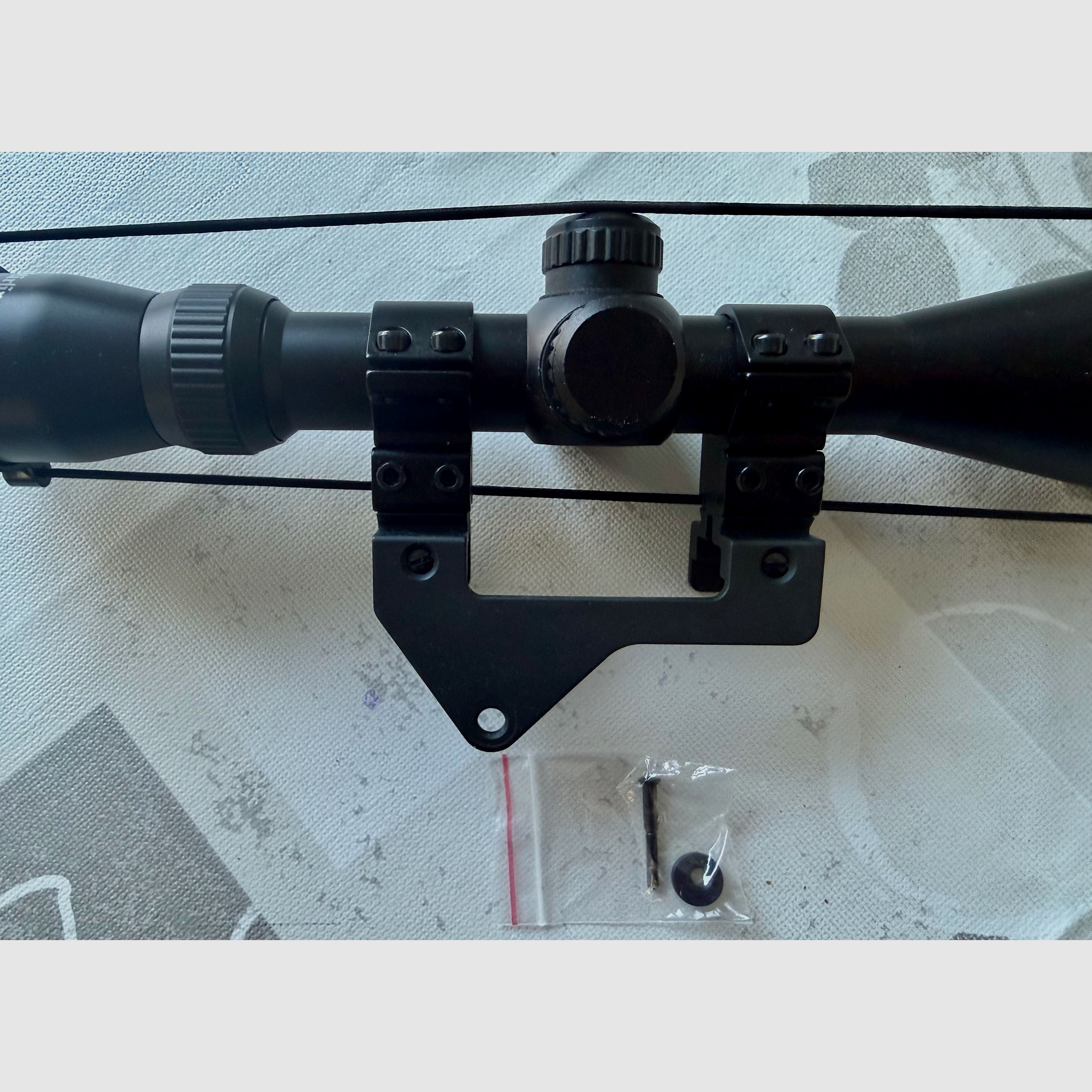 Viseur Nikko Stirling Mountmaster 3 - 9 x 40 Half Mil Dot 378 pouces montures - Éclairé - état comme neuf !