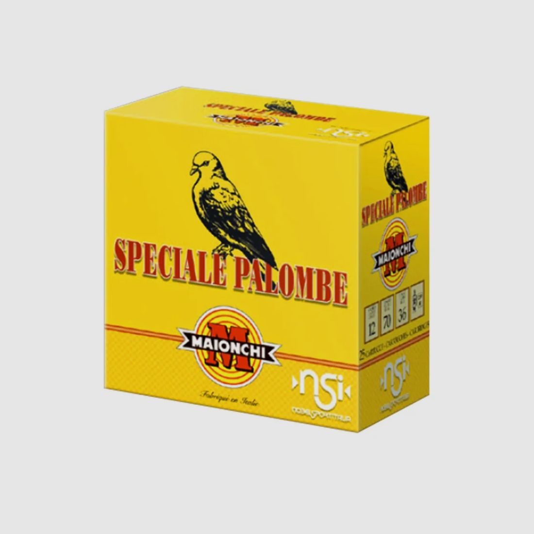 Box mit 25 Patronen Maionchi SP Palombe 12/70 36g Pb 6, Bild 1 von 6