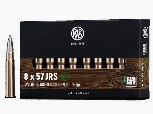 RWS 8x57JRS Evo Green 9,0g - 139gr.