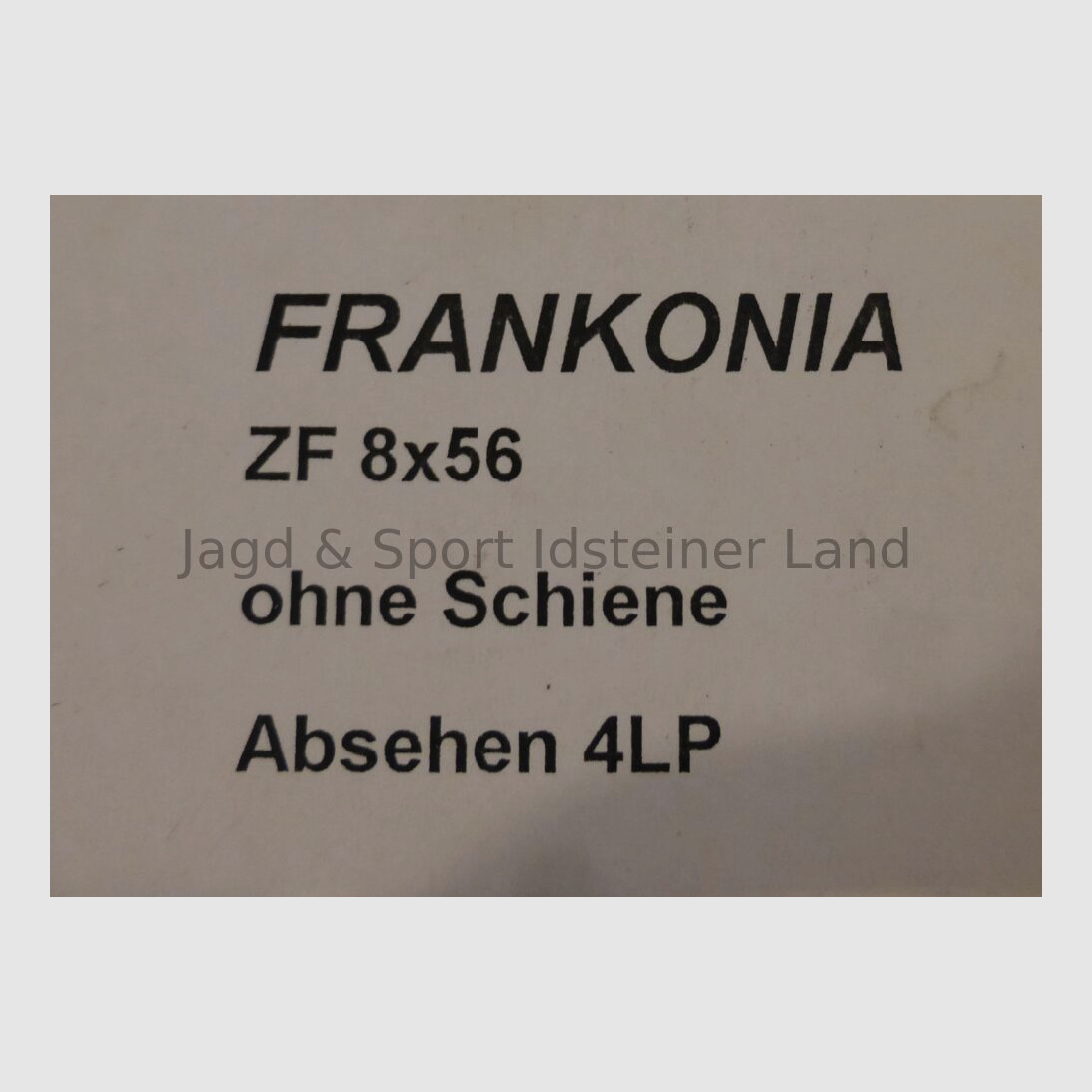 Frankonia 8x56, Abs. 4, LP