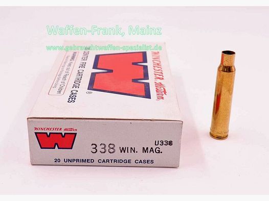Winchester - USA Étuis de Fusil Long .338 Win. Mag.