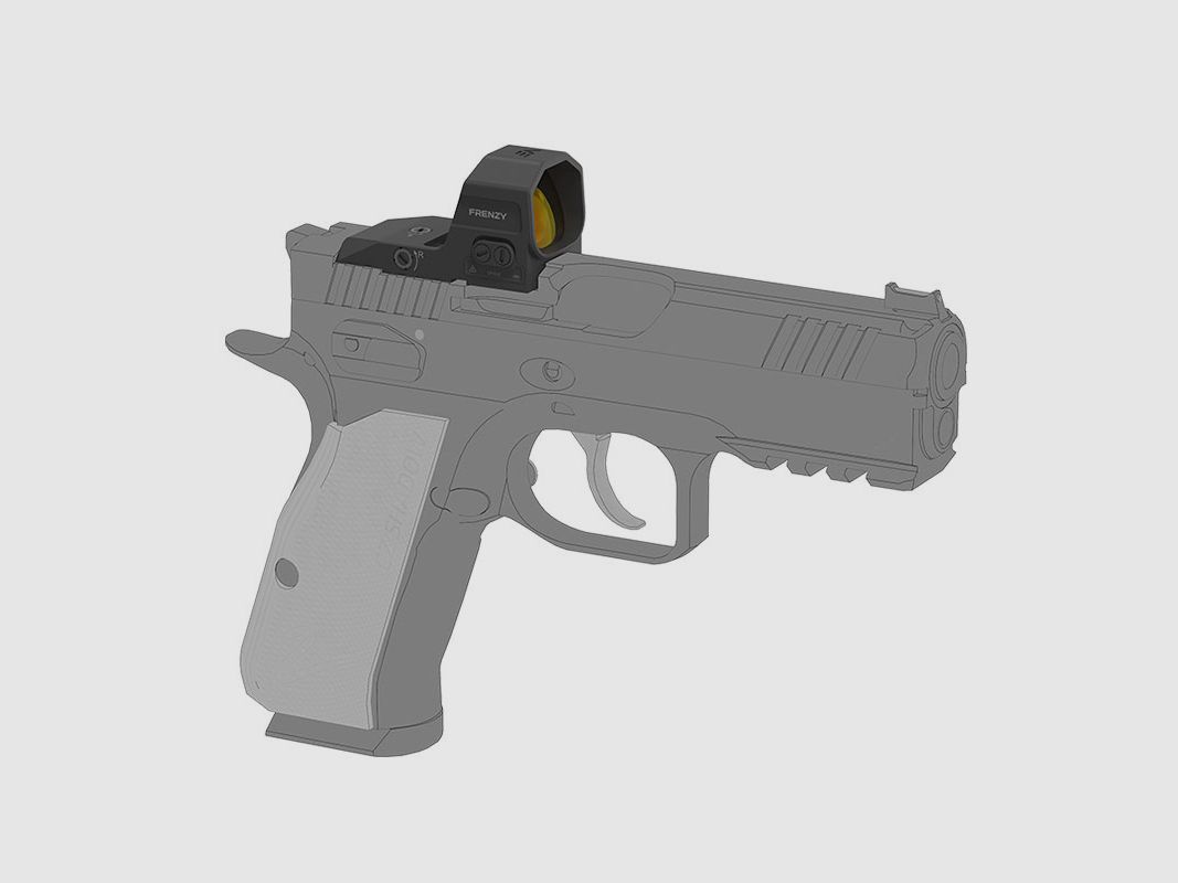 RED DOT – VECTOR OPTICS – FRENZY 1x20x24 | 3 MOA Punt | Directe Slide Mount | CZ® P-10 / Shadow 2 OR Roodpuntkijker, afbeelding 8 van 12