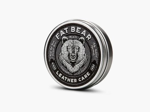 FAT BEAR Lederpflege, schwarz, 100 ml
