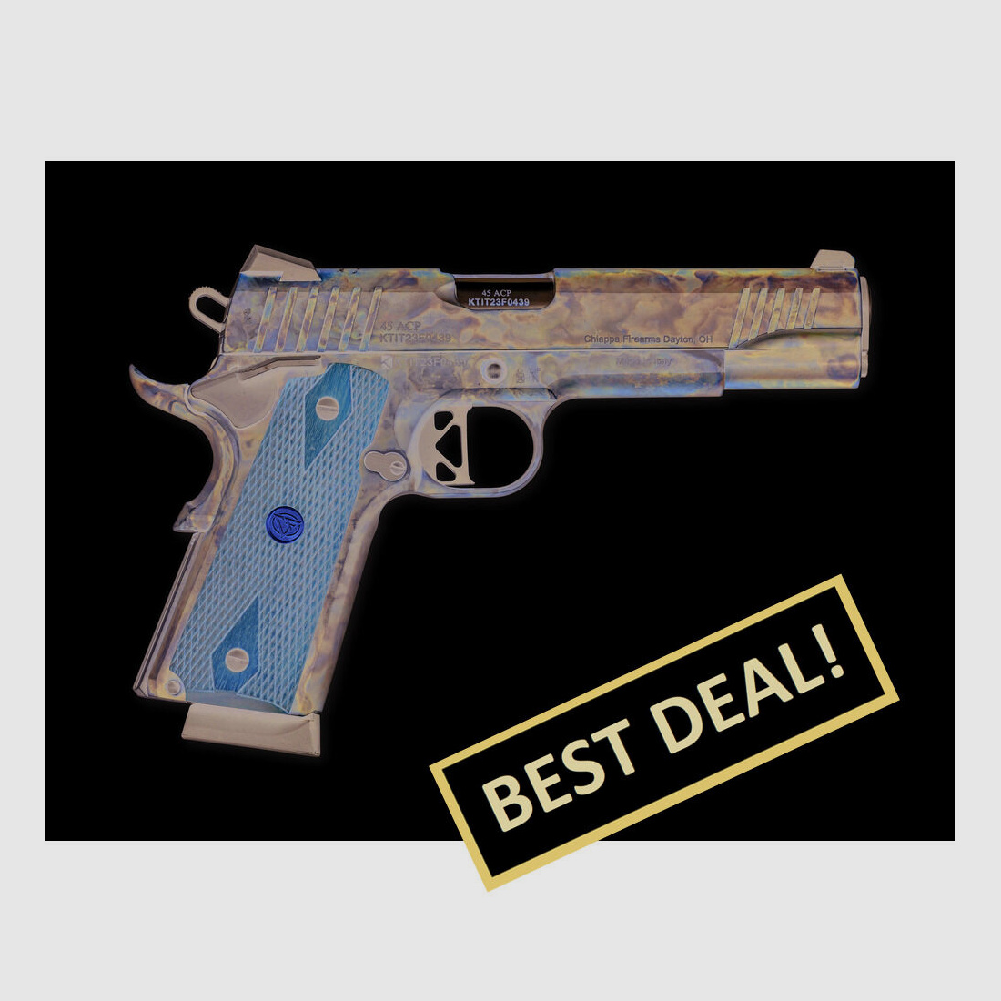 Chiappa 1911 Superior Grade .45 ACP - Color Case 5 pollici (5")