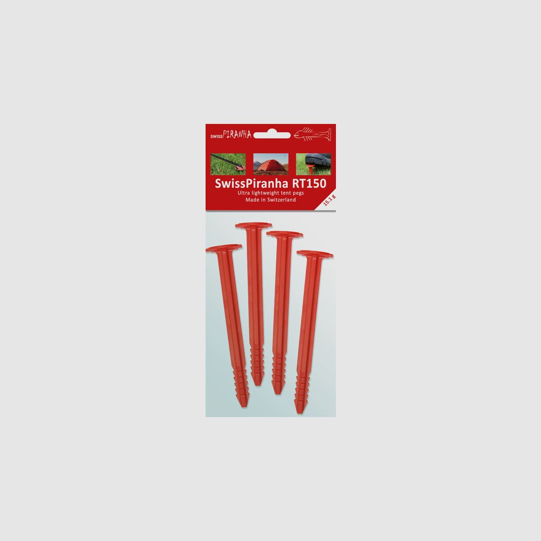 SwissPiranha Pegs RT150 (Set mit 4Stk.)