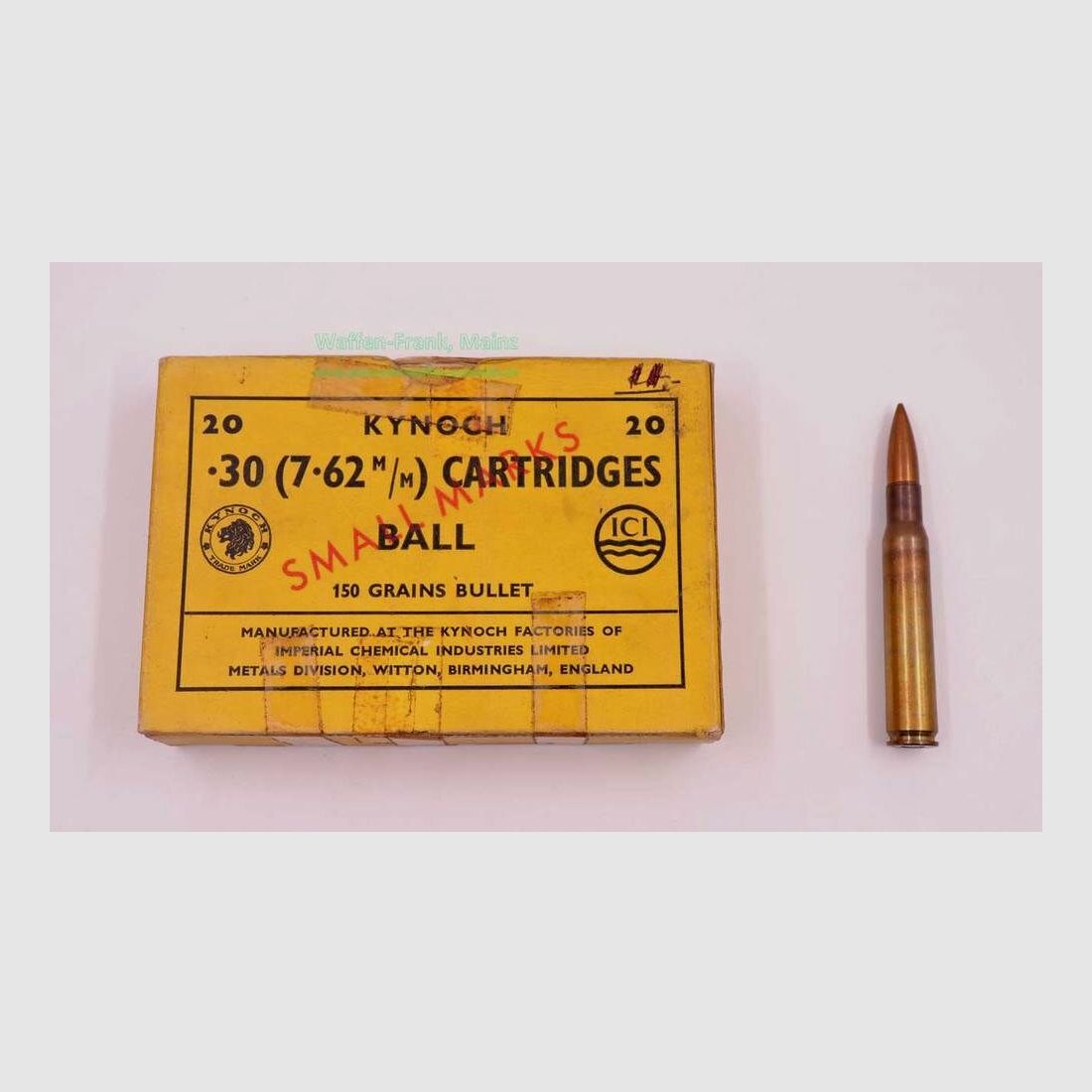 Kynoch, England cartridge cases