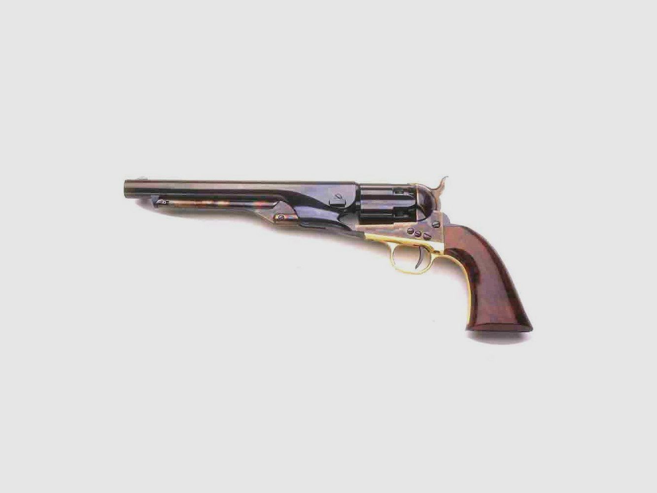 Revolver Schwarzpulver UBERTI 1860 Army BLAU CHARCOAL FINISH 8" Kal.44, Bild 3 von 3