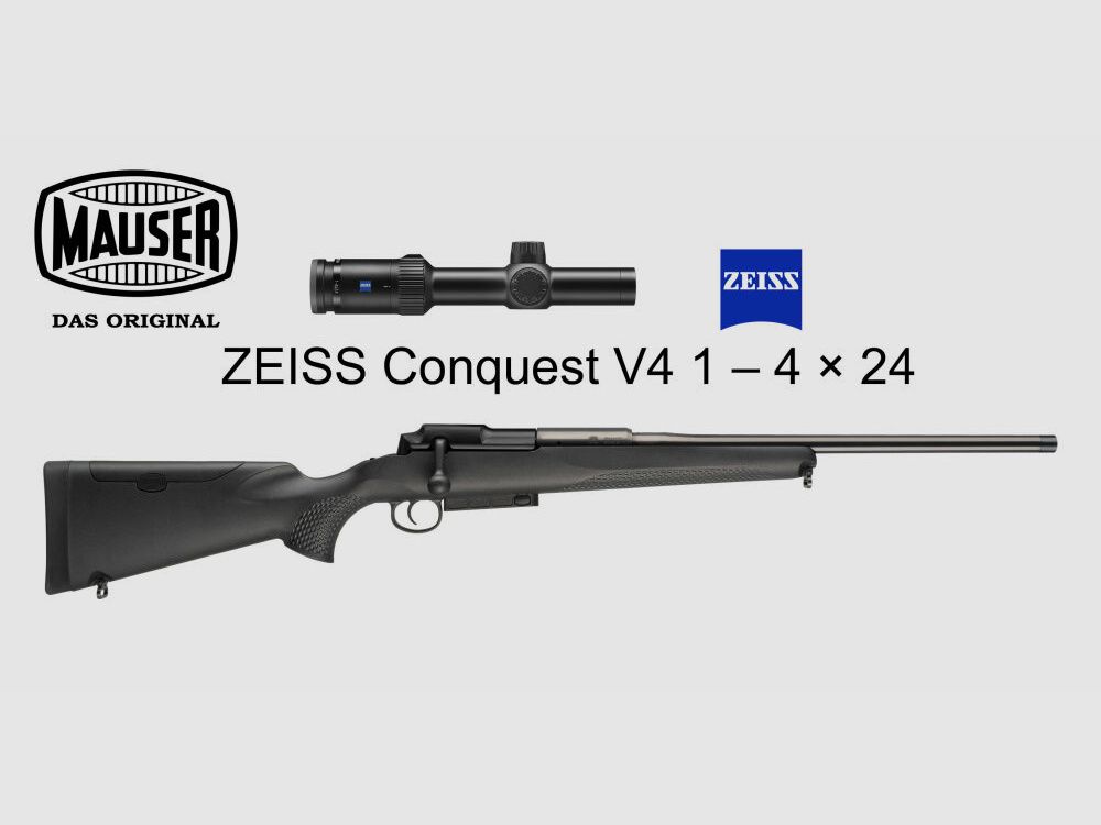 Blaser Group GmbH MAUSER 25 EXTREME Straight Pull Repeater .308 Win. + ZEISS Conquest V4 1-4x24