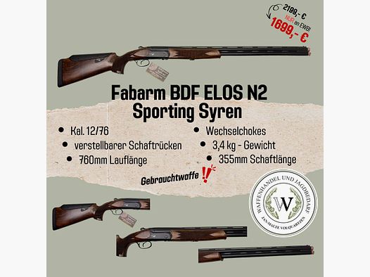 Fabarm BDF Elos N2 Sporting Syren