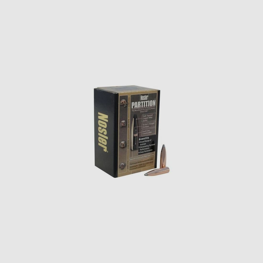 NOSLER PARTITION KOGEL C 30 GR 180, afbeelding 2 van 3