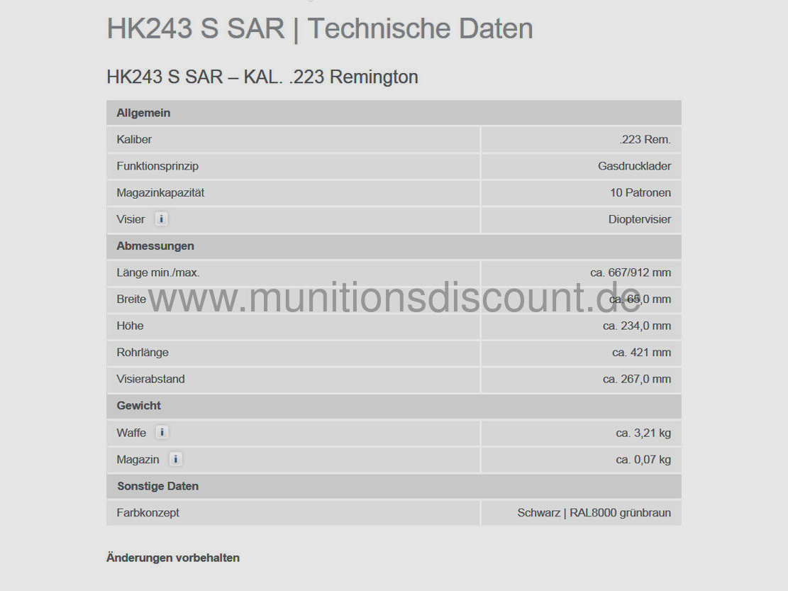 Heckler & Koch HK 243