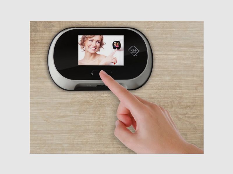 Digitale TĂĽrspion-Kamera KH Security, TĂĽrwĂ¤chter, 2 MB, 2,5 Zoll Display