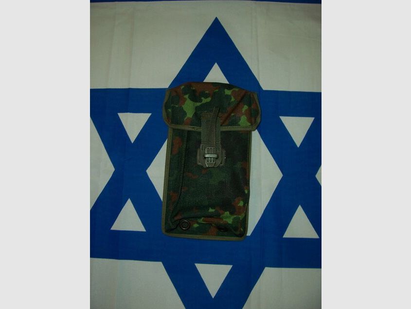 Poche à magazine orig. Bundeswehr BW Flecktarn/Tarnfleck/Camouflage SAR M54 M2 / UZI MP2 pour 3x magazines