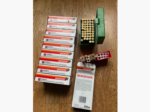-RESERVIERT- 270 Win Munition 150 Gr Power-Point Winchester