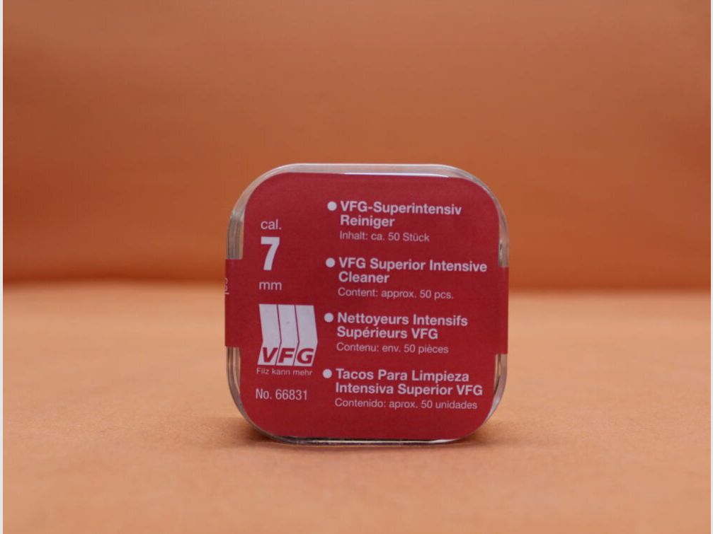 VFG. VFG-Super-Intensivreiniger 7,0mm (66831) 50 St. Spezialfilz mit Messingfasern