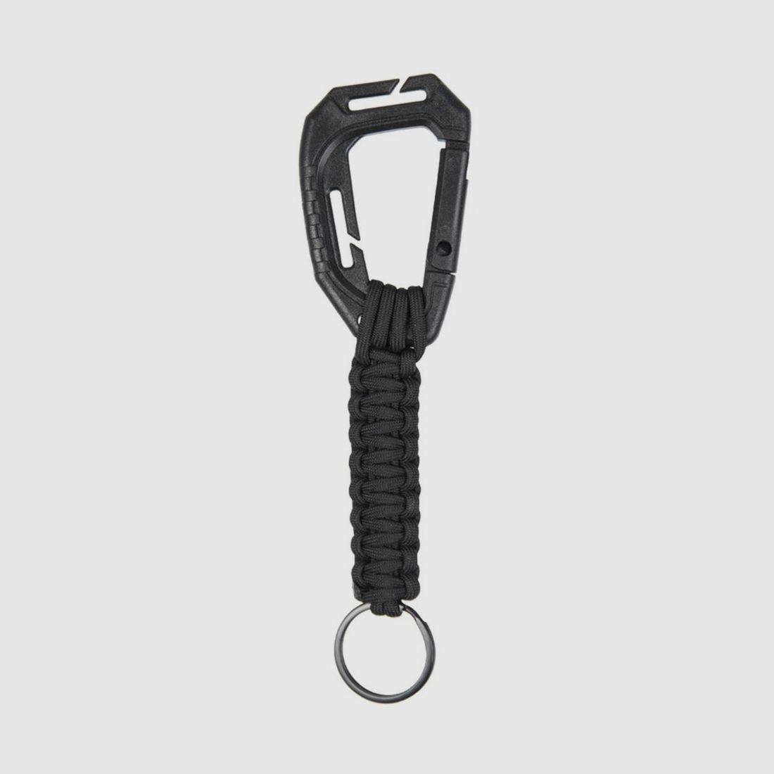 Schlüsselanhänger mit Karabiner Schwarz