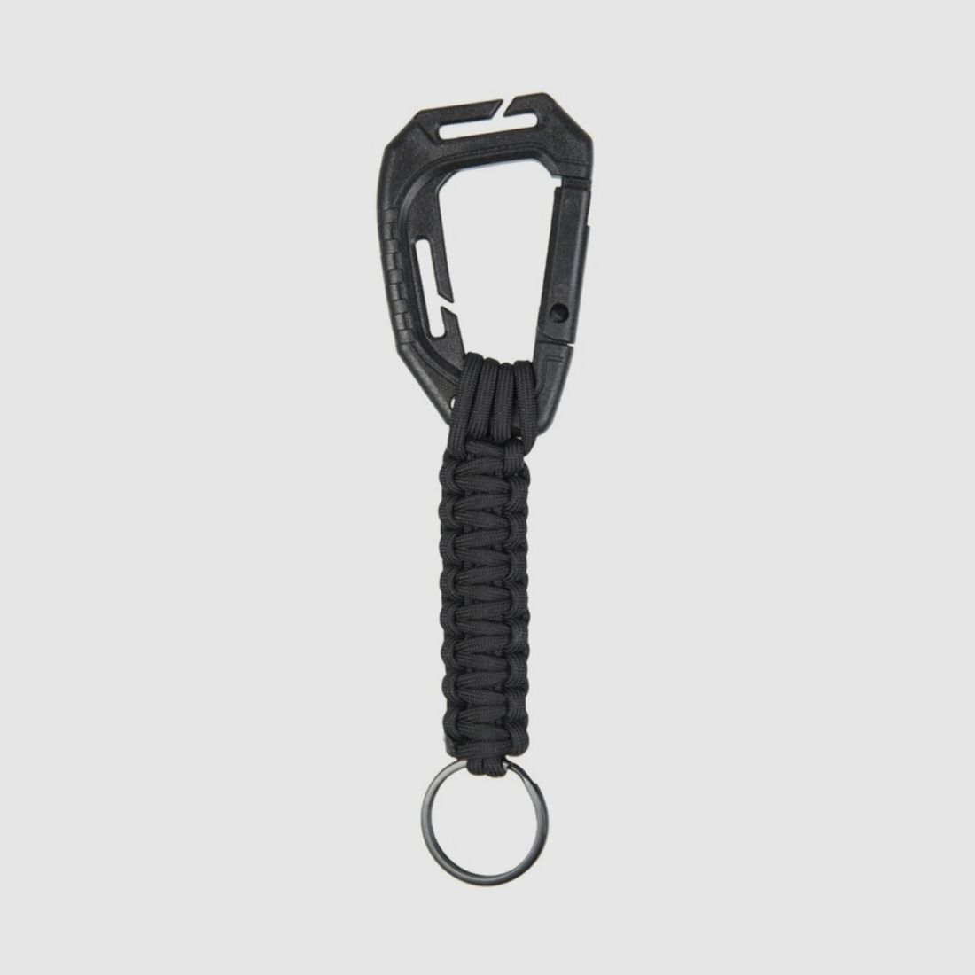 Schlüsselanhänger mit Karabiner Schwarz
