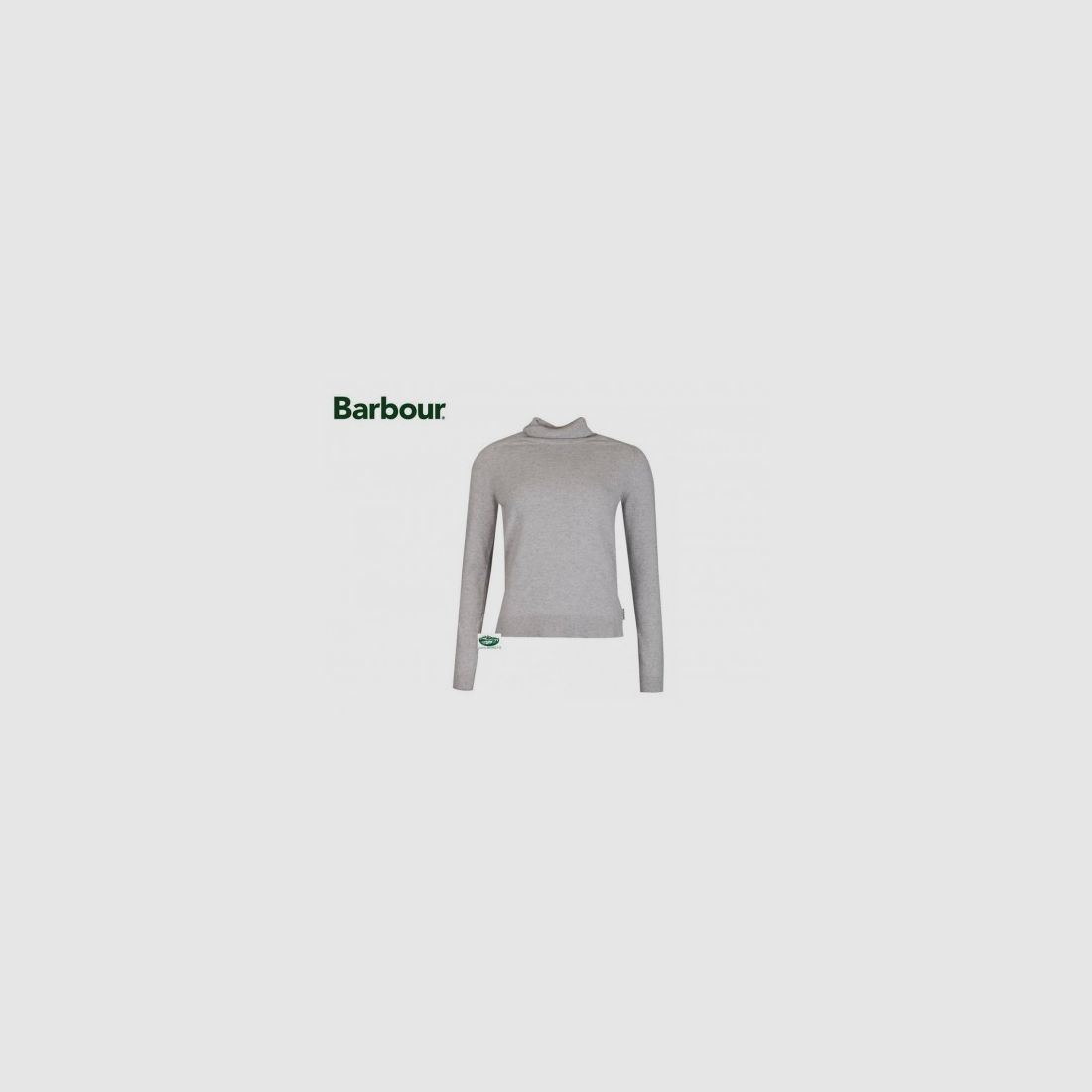 BARBOUR maglia PENDLE dolcevita donna grigia