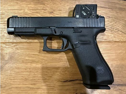 Glock pistol 47 Gen5 MOS/FS A-CUT™ combo with Aimpoint COA