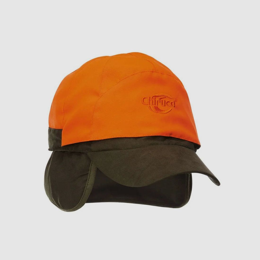 Omkeerbare jachtpet Chiruca groen oranje, afbeelding 3 van 3