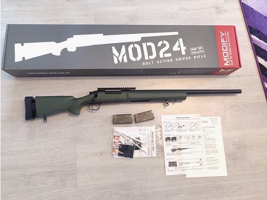 Modify Mod24 SF Airsoft Sniper gewehr, sehr guter Zustand nur wenig benutzt