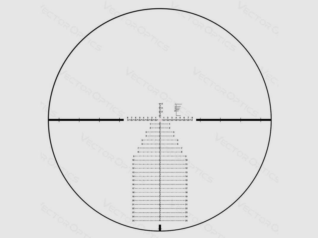 Vector Continental tactical optic ed ffp 6x 5 -30 x 56, image 6 of 6