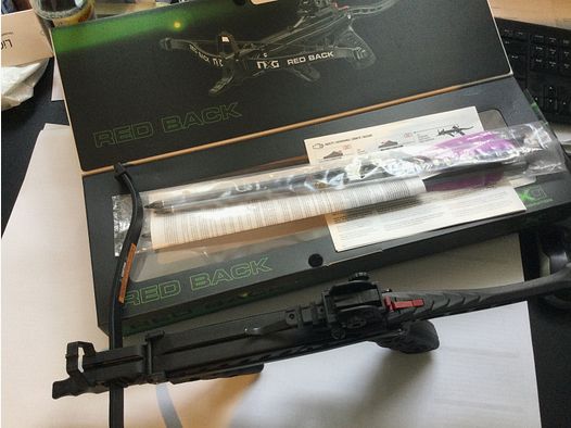 NXG RED Back, Armbrust, wie abgebildet, incl Pfeilen und Verpackung