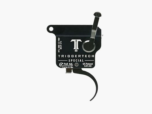 TRIGGERTECH Rem700 Special – Links – Verschlussfreigabe – Pro Gebogen (PVD Schwarz)