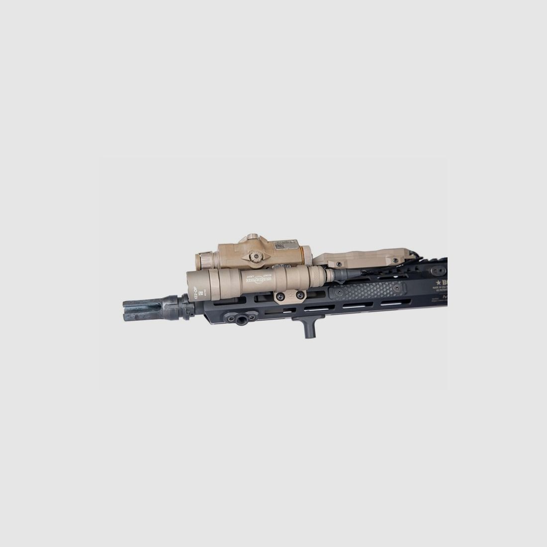 ARISAKA DEFENSE HANDGUARD ARISAKA DEFENSE SIDE SCOUT LIGHT MOUNT FOR M-LOK HANDGUARD, FDE, image 6 of 8