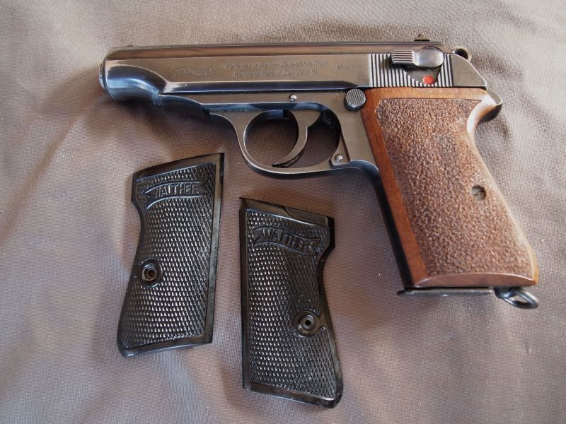 Pistole Walther PP Zella Mehlis, 7,65 Br., Riemenöse, ziviler Beschuss