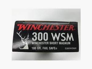 Büchsenpatronen Winchester Fail Safe 300 WSM 180gr. !!!