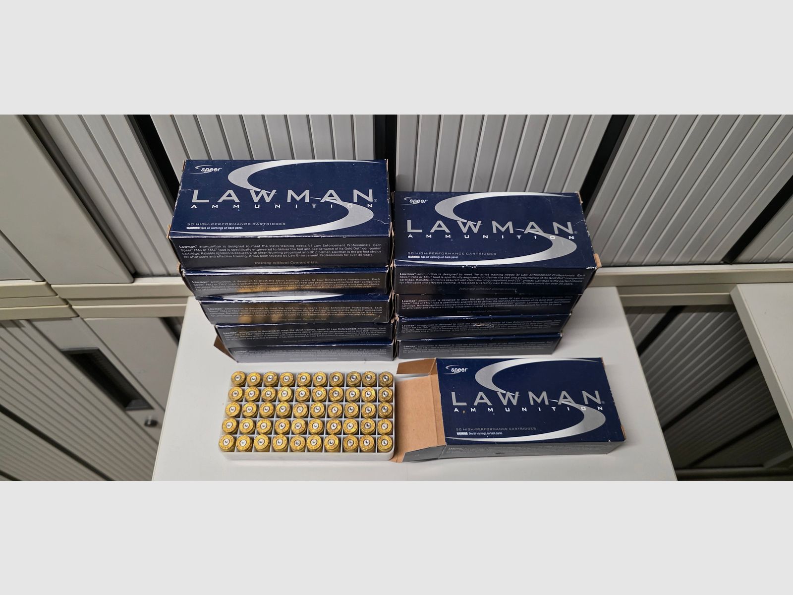 950 pieces. .45 ACP cases