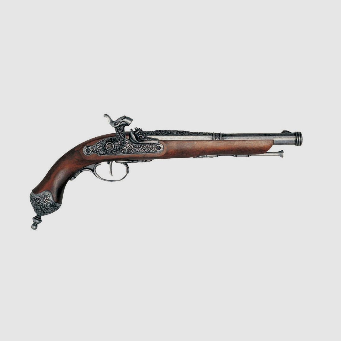 Dekorative Replik von Denix eines Paares von Duellpistolen Italienischer Bauart mit Schwarzpulver, Bild 2 von 2