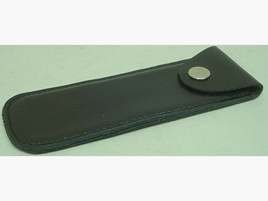 Lederetui schwarz - Außenmaß 138x46mm