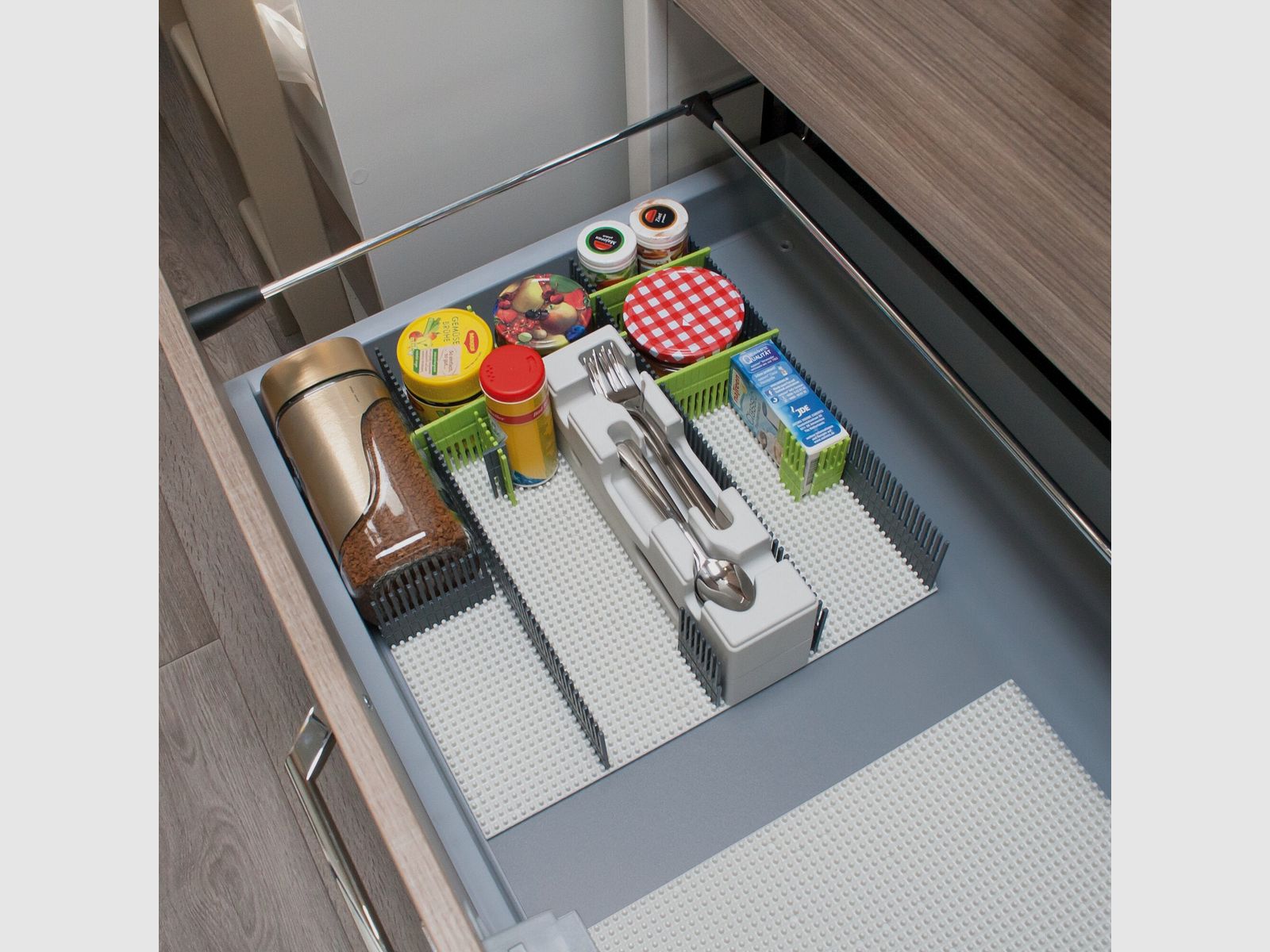 Nop plate for laying in cabinets and drawers, image 3 of 5