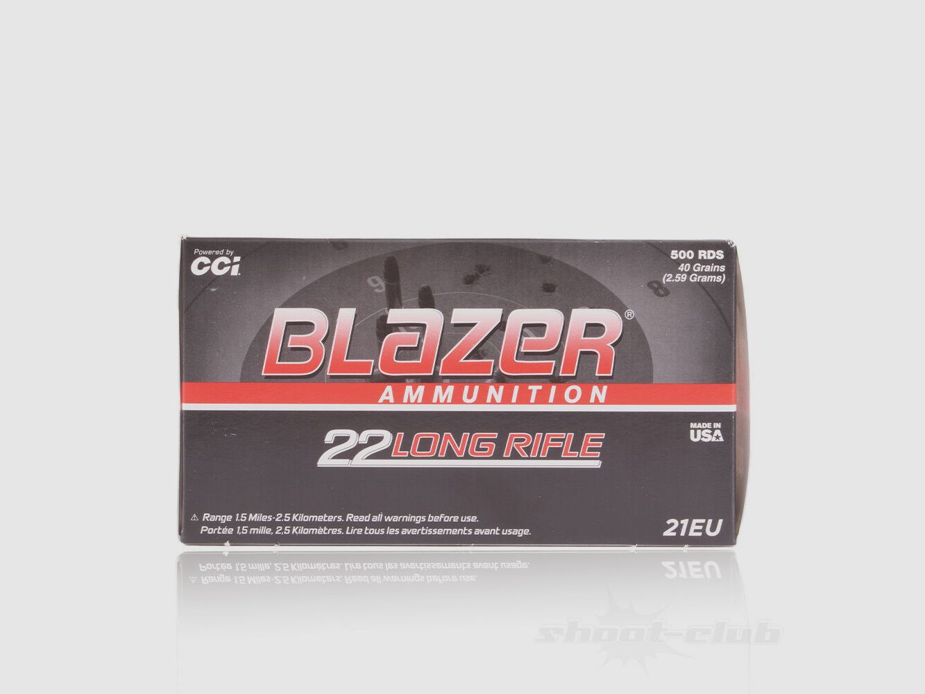 CCI Blazer HV LRN 40grs 500St .22lr