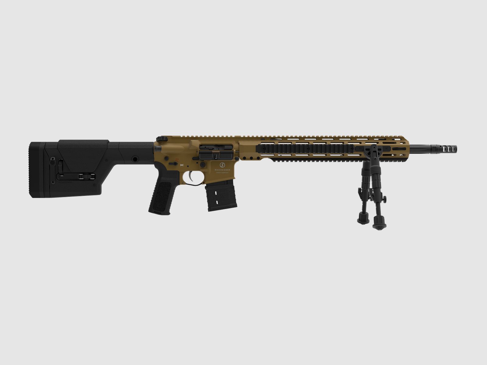 SCHMEISSER AR15 DMR – CERAKOTE RAL8000 / .223 Rem. / 18" | 460mm