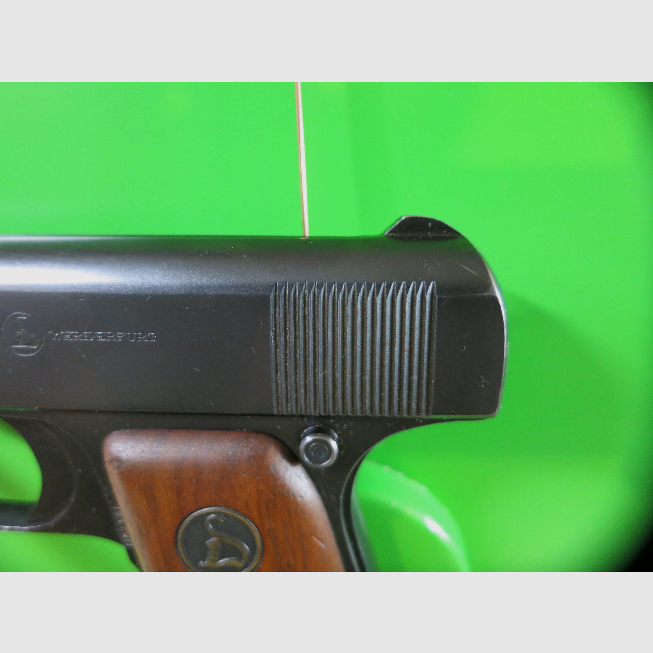 Ortgies; Deutsche Werke Erfurt; 7,65 Browning Polizeipistole Wehrmacht      #47-