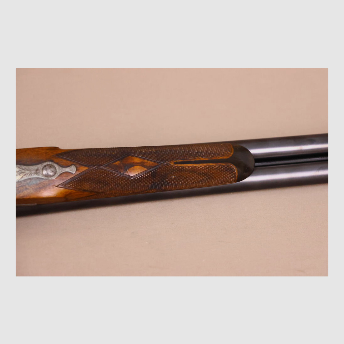 Darné ; St. Etienne Querflinte // tolle Gravur // gebläute Abzüge // honigf. Schaft // TOP