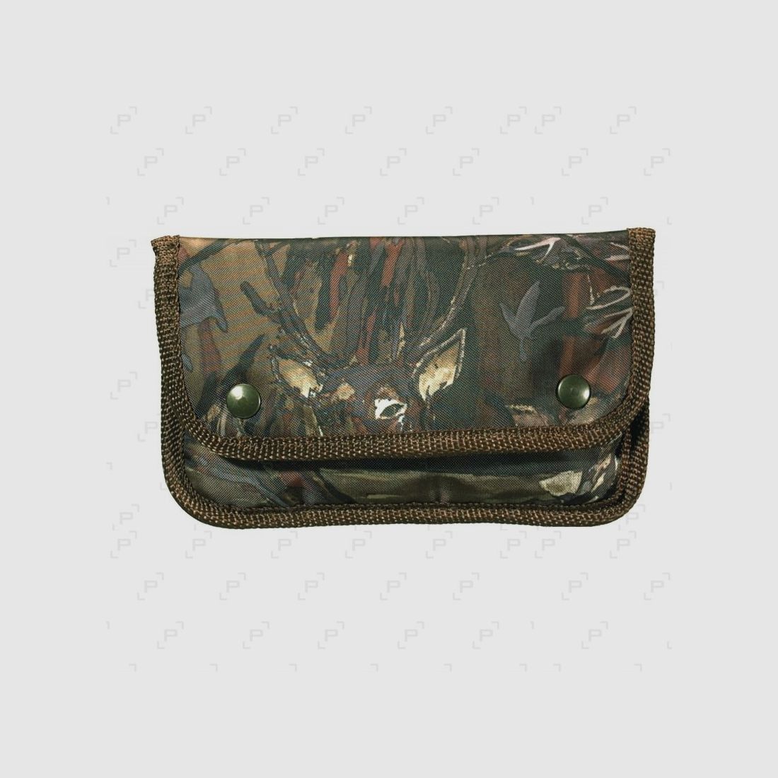 Étui à cartouches en toile camo feuille 10 cartouches grande chasse