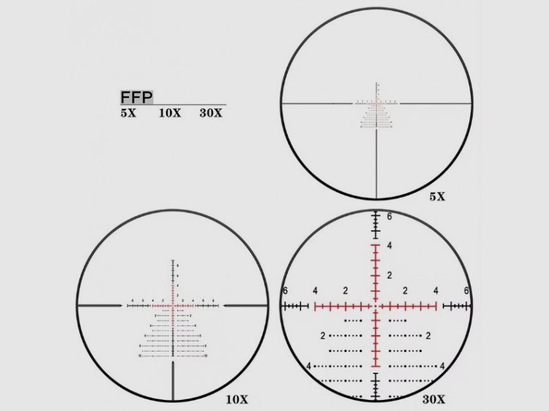Telescopio de mira Discovery Optics 5-30x56 SFIR SLT FFP con Zero Stop - Producto nuevo / AGOTADO EN TODAS PARTES, imagen 6 de 6