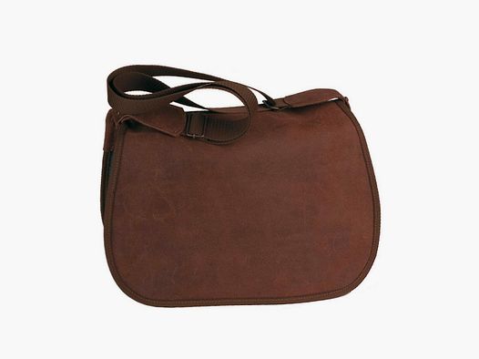 Croupon Leather Country Saddle Bag - Small Model - Durable Waxed Leather - Practicality and Elegance in the Field