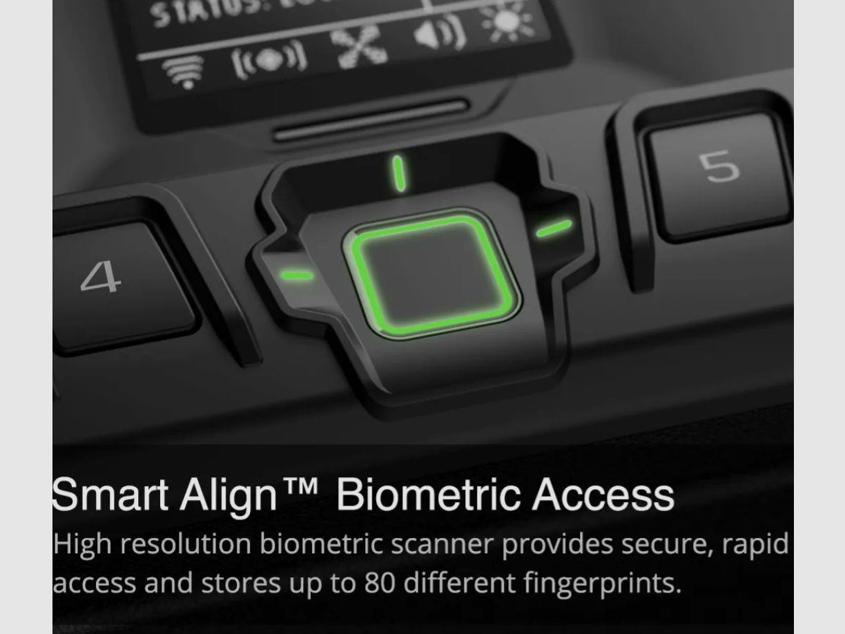 VISN Biometric WiFi MX Serie (Black) NMX2i Vaultek, Bild 5 von 8