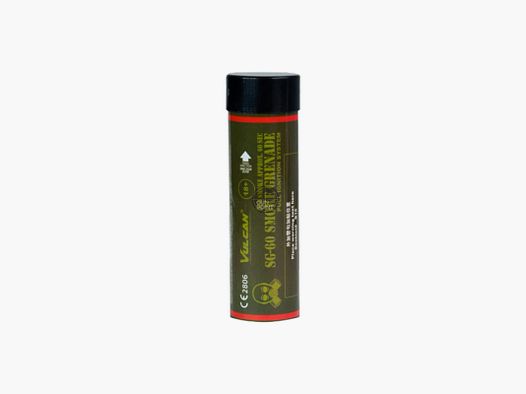 Vulcan Smoke Grenade - Rauchtopf mit Reißzünder 60 Sekunden Rot