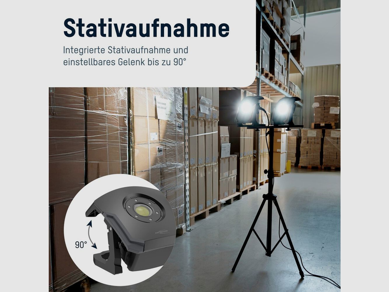 Ansmann Werklicht WL60W 18V Hybrid, afbeelding 7 van 7