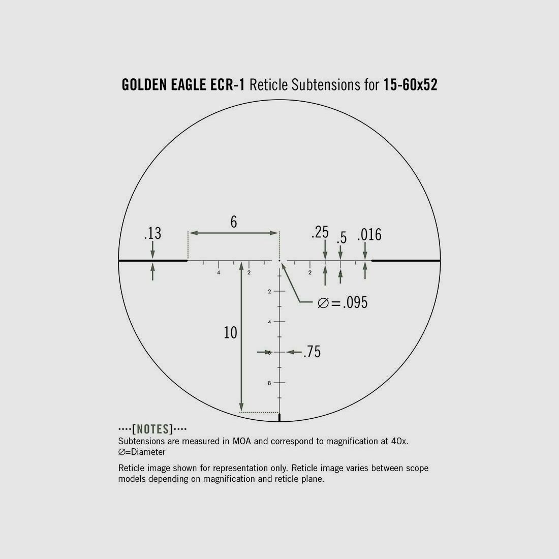 Vortex Vortex Golden Eagle HD 15-60x52 ECR-1 MOA